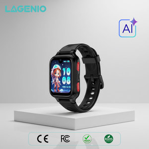 Jam Tangan Pintar Anak Lagenio dengan SIM Card GPS Tracker, Kamera 5MP, Video Call, Jawab Panggilan, Memori 1G+8GB, <span class=keywords><strong>Android</strong></span>, Layar AMOLED Persegi, IP68, 4G - Product Image 1