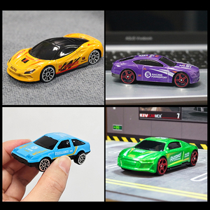 ของขวัญส่งเสริมการขาย YZMODEL รถแข่งโลหะผสมแบบไดแคสต์ขนาด 1:64 เป็นมิตรกับสิ่งแวดล้อม พร้อมล้อฟรีสำหรับเด็ก - Product Image 5