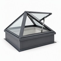 Lucarne de toit résistante aux ouragans, au vent, à la grêle et à la pluie, en verre trempé double vitrage pour villa et maison côtière