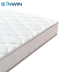 Matelas à ressorts ensachés SWP-ER25 à dessus fermé, matelas en <span class=keywords><strong>mousse</strong></span> ondulée pour usage hôtelier - Product Image 1