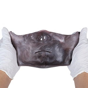 Máscara de Silicona SHAZ con Diseño de Cara Desollada, Máscara Facial Media para Adultos, Juego Sensorial BDSM, Ayuda Sexual Oral, Accesorio para Fiestas de Disfraces y Fetiches - Product Image 4