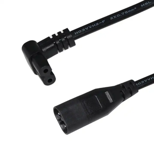 Rallonge d'alimentation IEC 320 C8 à C7 résistante à la chaleur 3.3 pieds 100-240V câble IEC 320 C8 à IEC 320 C7 - Product Image 1