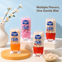 Aimo Fruity Baby Jelly Bean Protein Probiotics, biscuits semi-mous au goût sucré pour enfants, texture moelleuse, 16g, carton, 12 mois de conservation