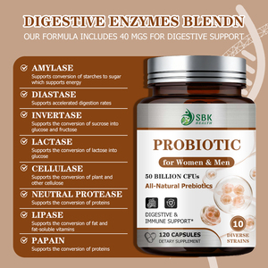 High Quality Probiotic Capsules for Women Men Opyimal Probitic <b>Blend</b> Digestion Rates Supports Digedtive System Capsules - Product Image 4