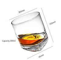 Verres à whisky personnalisés avec logo en relief, verres à whisky rock, verres old fashioned, cristal sans plomb, plusieurs designs et capacités