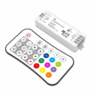 Комплект контроллера Skydance SC+R9 5-24VDC RF 2.4G с дистанционным управлением для RGB/RGBW SPI LED лент, набор диммеров для RGBW LED лент