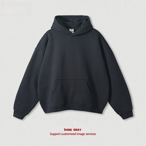 Felpa in Pile da Uomo Autunno Inverno 345g con Motivo a Cuore, Marca <span class=keywords><strong>di</strong></span> Moda, Felpa con Cappuccio Ispessita Stile Americano High Street - Product Image 4