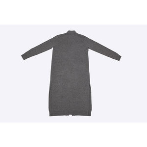 OEM personnalisé femmes Long Cardigan Style décontracté coupe régulière col en V manches longues en laine-cachemire - Product Image 4