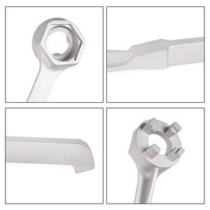 Clé à baril en aluminium métrique 260 mm, outil manuel industriel à extrémité unique pour ouvrir les fûts d'huile - Product Image 4