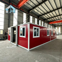 Meilleures ventes : Maison conteneur de luxe extensible de 40 pieds, maison préfabriquée moderne de style artisanal, mini-villa modulaire à installation rapide