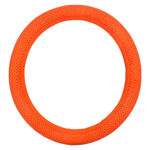 Housse de volant orange en matériau perforé respirant, ajustement universel - Product Image 2