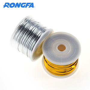 90ヤードゴールデンPETツイストタイ/プラスチックコーティングツイストタイゴールドシーリングストリップ、シングルワイヤーツイストタイ - Product Image 6