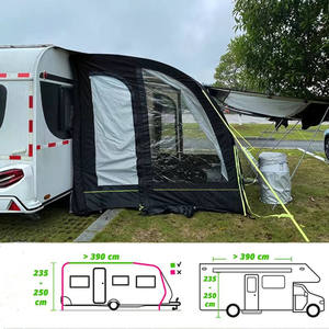 <span class=keywords><strong>Tenda</strong></span> gonfiabile per Camper con due camere da letto di alta qualità in tessuto di Nylon resistente per quattro stagioni impermeabile per esterni - Product Image 4