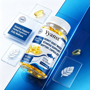 Complément alimentaire naturel à base d'herbe cornée de chèvre (Horny Goat Weed) pour la vitalité et l'endurance physique, 800 mg, 90 gélules, pour hommes adultes, bien-être quotidien - Product Image 3