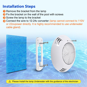 <span class=keywords><strong>12V</strong></span> ABS ngoài trời RGB <span class=keywords><strong>LED</strong></span> hồ bơi ánh sáng ấm trắng & có thể thay đổi hồ bơi đèn với IP68 không thấm nước cho hồ bơi - Product Image 5