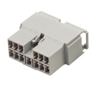 Conector automotriz de plástico eléctrico, conector automático de arnés de cables macho y hembra, 2 unidades
