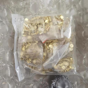 Remache de latón de cabeza plana, remaches de cobre sólido y remaches para cinturón de cuero, 3,4mm x 19mm - Product Image 6