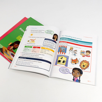 Impresión de Libros Educativos para Niños con Tapa Blanda Personalizada Directo de Fábrica, Cosido con Hilo, Tinta a Base de Soya, Libro de Texto para Editores