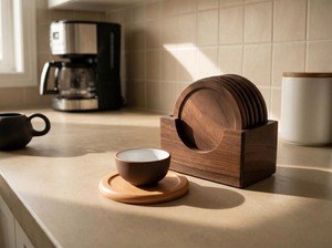 Posavasos de Madera de Primera Calidad para Protección de Mesas de Comedor y Decoración Moderna del Hogar, Disponibles para la Venta - Product Image 3