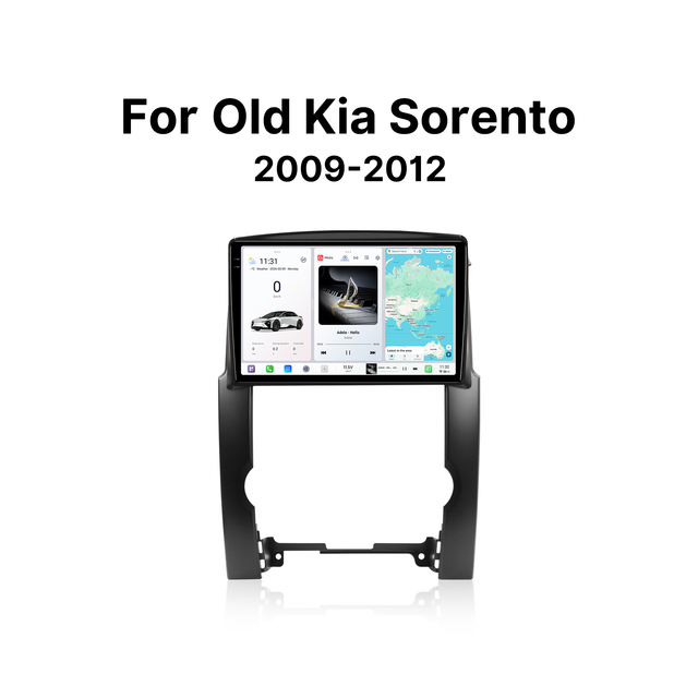 Youducar Sorento 2009-2012 Android Car Radio Player Head Unit Navigation Wireless CarPlay Touchscreen Reversing Aid CD Player TV