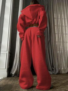 Ensemble sportif McCars à manches courtes et longues pour le trajet quotidien et ensemble de sweat-shirts à capuche tendance Conjunto De Hoodies - Product Image 2