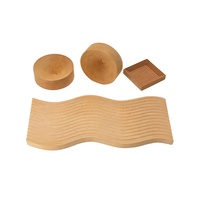 Pièces en bois CNC de haute qualité, fraisage, tournage, tournage sur tour, pièces en bois massif personnalisées, bloc rond, cube, carré, prototype