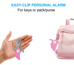 Tự Quốc Phòng Báo Động 90dB Cô Gái Phụ Nữ An Ninh Bảo Vệ Cảnh Báo An Toàn Cá Nhân Scream Loud Keychain Báo Động Khẩn Cấp Cho Trẻ Em Người Cao Tuổi - Product Image 4