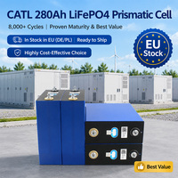 Batería LFP Original CATL 280Ah 314Ah 3.2V, Sistema de Almacenamiento Solar Doméstico de 10kWh, Celdas de Grado Industrial, 10000 Ciclos, Temperatura de Operación de -20 a 60°C, China