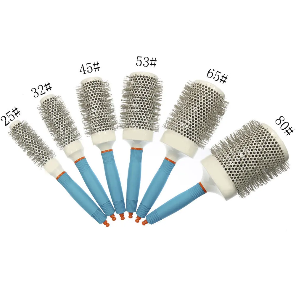 High Quality Round Rolling Hair Brush Private Label Salon Styling Ceramic Ionic Hair Brush