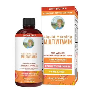 Complément alimentaire liquide multivitaminé et minéral Nature Made en marque privée <span class=keywords><strong>pour</strong></span> adultes, femmes, croissance des cheveux, 450 ml - Product Image 1