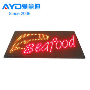 Letrero LED Acrílico Animado de 12x24 Pulgadas en Oferta, Letrero Luminoso para Interiores con Diseño de Sushi y Teléfono - Product Image 6