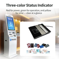 LONVILL Lector de Documentos MRZ USB Integrado, Interfaz USB, Módulo Escáner de Pasaportes MRZ OEM