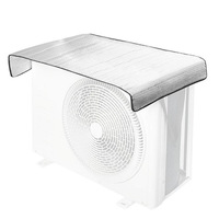 Pare-soleil Climatisation Couverture De Protection Extérieure Ac Unités Protecteur Argent Pluie Couverture Pare-Soleil Couverture pour Climatiseur