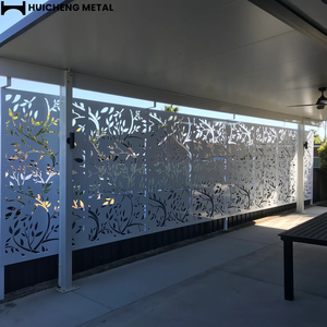 Pannelli Decorativi in Metallo Moderni Stile Australiano, Schermo Tagliato al Laser in Lega di Alluminio Verniciato a Polvere, Divisori per Interni ed Esterni - Product Image 2