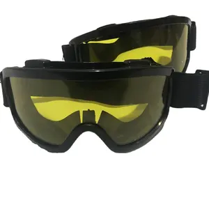 2024 QiaoShiFu nouveau vert jaune couleur Transparent lunettes de Ski Anti-vent lunettes de protection sécurité Anti-buée lunettes