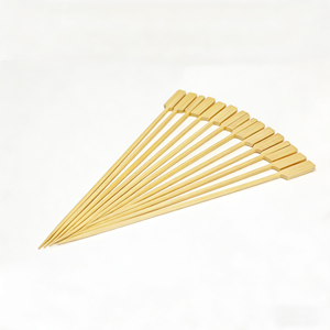 Brochetas de Bambú para Barbacoa con Mango Largo, Desechables, Ecológicas, Resistentes al Calor, de Alta Calidad, Tipo Teppo, Precio Económico al por Mayor - Product Image 3