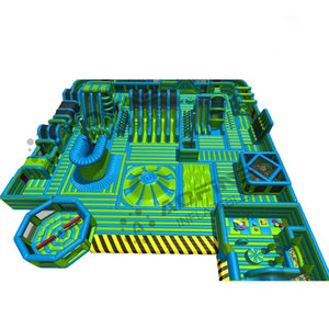 สวนสนุกเป่าลมขนาดยักษ์สำหรับเด็กและผู้ใหญ่1500sqm เป่าลมได้สำหรับเด็กและผู้ใหญ่ - Product Image 2