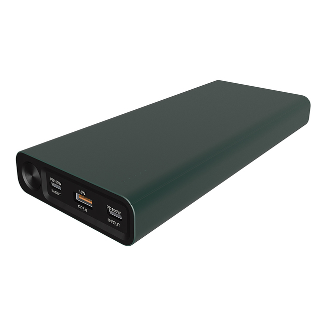 High Capacity 100W PD Laptop Power Bank 20V 5A Super Fast Charging with Lithium Battery Smart Aluminum Portable Quick Charger