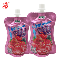 Emballage de liquide à impression personnalisée pochette de boisson debout avec bec de recharge Squeeze nourriture pour enfants pour sac de bec de jus de gelée