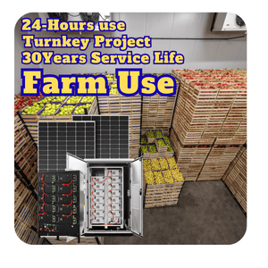 Système d'alimentation sur réseau monté au sol à usage industriel 50KW MPPT avec batterie de secours au lithium-ion et onduleur à onde sinusoïdale pure en silicium monocristallin - Product Image 2