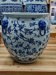 Oiseaux et fleurs design <span class=keywords><strong>grand</strong></span> <span class=keywords><strong>pot</strong></span> de fleurs <span class=keywords><strong>en</strong></span> <span class=keywords><strong>céramique</strong></span> <span class=keywords><strong>pot</strong></span> de décoration de maison fait main - Product Image 5