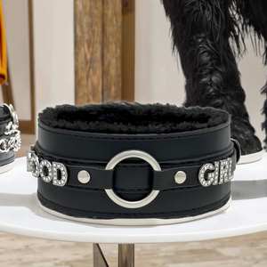 <span class=keywords><strong>Collar</strong></span> de Cuero para Perro, Ajustable, de Cuero PU, con Letras, Estilo Gótico, <span class=keywords><strong>Collar</strong></span> Duradero para Cachorros y Perros Pequeños y Medianos - Product Image 5