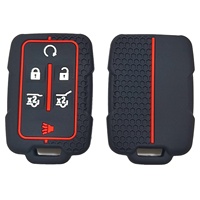 Housse de protection en Silicone anti-poussière et antichoc pour clé télécommande Chevrolet GMC 2014 – 2022, 6 boutons, accessoires automobiles