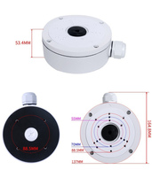 Boîtier en aluminium 1280S pour le rangement des câbles, base extérieure étanche pour équipement de caméra de surveillance CCTV