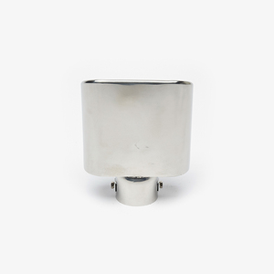 Terminale di Scarico Universale per Auto, in Acciaio Inox, Forma Quadrata, Finitura Cromata, Tubo di Scarico Modificato - Product Image 5