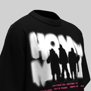 Summer Street Hip-Hop Cultural Print Men's T-Shirt 100% Cotton Breathable Anti-Pilling Short Sleeve Customizable Colors - Product Image 6