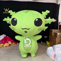 Costume de dragon gonflable en peluche courte de style usine avec impression de logo, tenue de mascotte de dinosaure vert gonflable pour fête cosplay