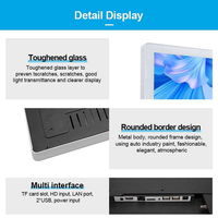 Reproductor de Señalización Digital Interactivo con Pantalla Táctil LCD Android de 13 Pulgadas para Montaje en Pared