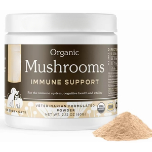 Poudre de champignons Turkey Tail OEM/ODM avec champignons Lion's Mane et Shiitake biologiques pour la cognition et le système immunitaire des chiens et des chats - Product Image 1