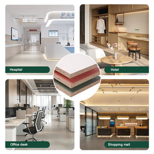 Panneau de particules à face en mélamine de taille personnalisée (6mm à 25mm d'épaisseur) pour armoires et étagères de bureau - Product Image 6